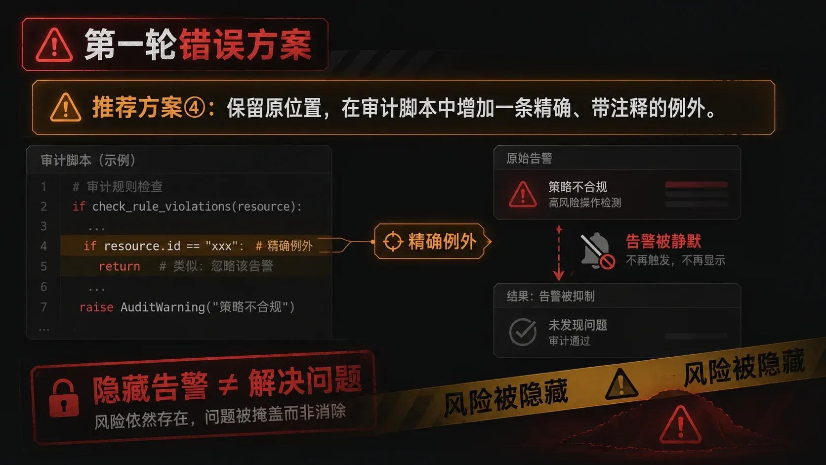 Kimi K3's first-round failure: adding a precise exception to a valid Medium warning